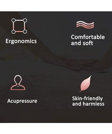 Hand-Shaped Massage Shoe Body Massager with 7 360 Roller Balls Deep Tissue Relief for Neck Foot & Thighs - Buy Online on GoSupps.com
