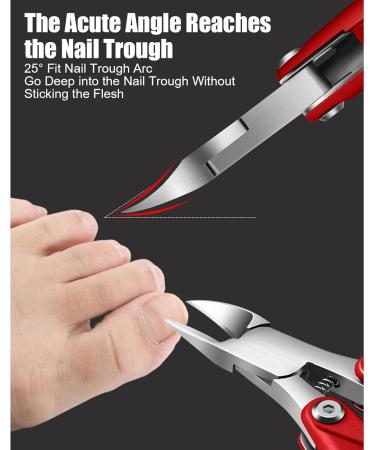 Toenail Clippers Multifunctional No Cracking Nail Clippers Antisplash Physical Polishing for Man for Household for Adult for Bedroom for Nail Shop - Buy Online on GoSupps.com