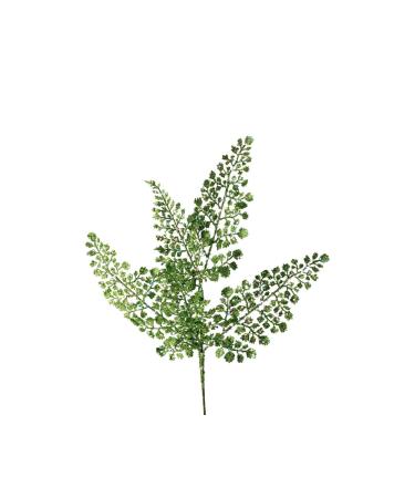 Regency International 18" Glitter Sequin Artificial Maiden Hair Spray in Green Christmas Decorative Spray Holiday Decorating Floral Arrangement