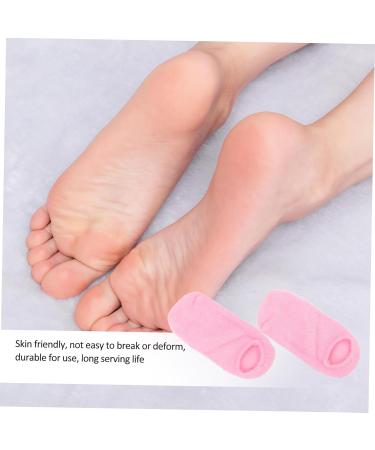 Healeved 2 Pairs Gel Care Kit Moisturizing Gel Spa Gloves Socks Booties for Dry Skin & Feet Moisturizing Socks Foot Care Socks Spa Beauty Gloves Skin Care Man Accessories Pink Yarn - Buy Online on GoSupps.com