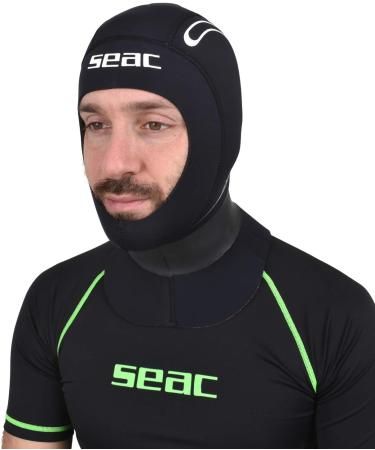 SEAC Men's Ultraflex 5mm Tekno Hood Large - Durable and Flexible for Enhanced Performance - Buy Online on GoSupps.com