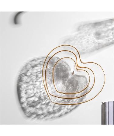 Fruit Bowl Salad Bowl Glass Bowls Glass Bowls Tableware Bowl Heart Shaped Glass Fruit Salad Seasoning Bowl Food Sauce Plate Appetizer Plate Kitchen Tool Bowl Candy Bowls (Color : M) (Color : S) (Co - Buy Online on GoSupps.com