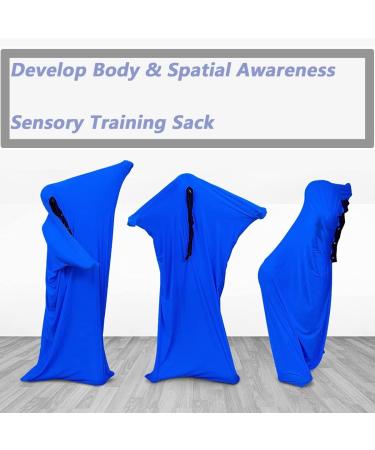 Body Sock Sensory Kids Funny Kids Clothes Deep Pressure Sensory Costumes for Self-Calming and Relaxing with Autism Or Sensory Process Disorders (Color : Blue Size : S-102 * 69 cm) S-102*69 cm Blue - Buy Online on GoSupps.com