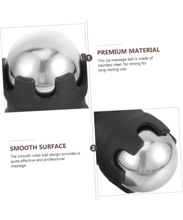 Minkissy 2-Piece Hot & Cold Stainless Steel Massage Ball Set | Portable Facial & Body Massager | Cooling & Rolling Therapy - Buy Online on GoSupps.com