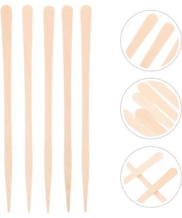 Healvian 100 Wooden Wax Sticks - Chin Eyebrow & Nose Hair Removal Applicators | Premium Quality Spatula for Smooth Skin - Buy Online on GoSupps.com