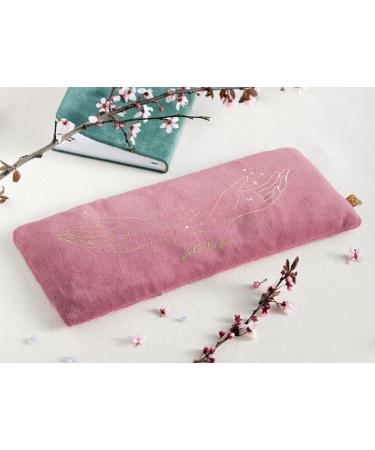 Moses Omm Cherry Stone Pillow - Versatile Heat & Cooling Pad with Removable Velvet Cover | Old Pink | International Shipping Available - Buy Online on GoSupps.com
