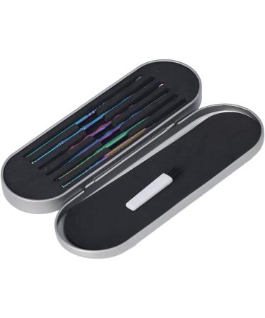 6 Pcs Stainless Steel Ear Wax Removal Kit with Storage Box - Home & Travel Ear Pick Tool Set - Multicolor - Buy Online on GoSupps.com