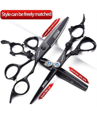 SHARONDS Professional Hair Clippers Set - 6/7/8 Inch Haircut Kit (4 Pieces) for Precision Cutting - International Shipping Available - Buy Online on GoSupps.com