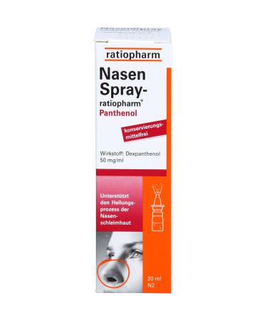 NasenSpray-ratiopharm Panthenol 20 ml has a nourishing and healing effect