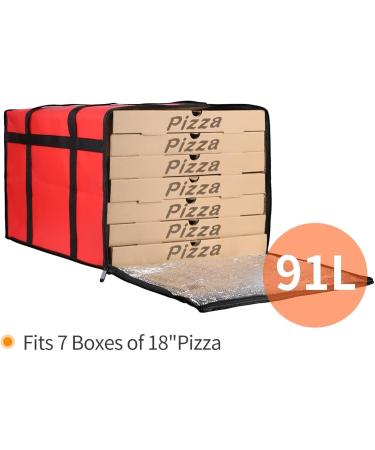 wefenad - Pizza Carrier Insulated Bags Small for veries Insulated Pizza Carrier very Bag 20x20 Food Bag for Personal and Profal Use uH Black Small - Buy Online on GoSupps.com