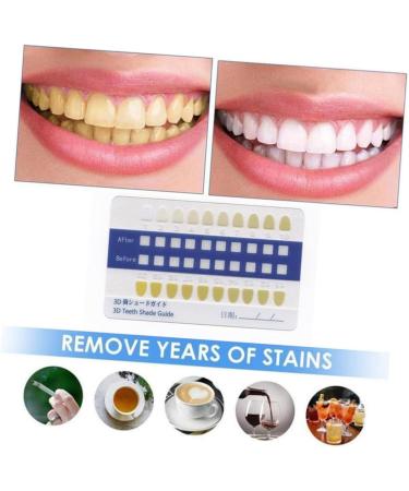 Ultechnovo Tooth Color Card Set - 6 Pieces x 20 | Accurate Tooth Shade Guide for Bleaching & Oral Care - Buy Online on GoSupps.com