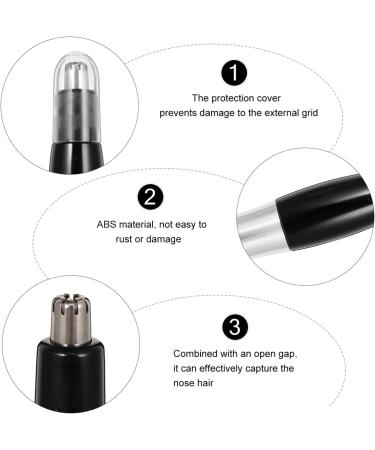 Buy Electric Nose Hair Trimmer - Battery-Powered Facial Hair Remover & Razor | 1pc Pen Shape Hair Shaver for Men & Women - Buy Online on GoSupps.com