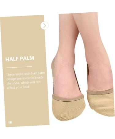 FOMIYES Grip Socks Girls - One Pair Half Palm Toe Sleeve Shoe Toe Protector for Lyrical Dance - Invisible Non-Slip Foot Pads - Women's Nylon Socks - 17.5x9.5cm - Buy Online on GoSupps.com