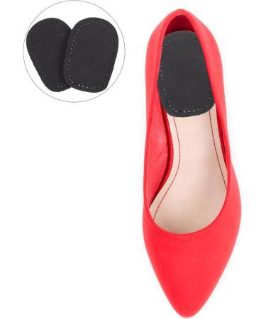 FRCOLOR Heel Pads for High Heels - 8 Pairs Cushioned Inserts for Foot Comfort - Black Rear Half Pads (9.52x7x0.8cm) - International Shipping Available - Buy Online on GoSupps.com