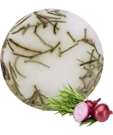 Solid shampoo 100 g rosemary onion shampoo deep cleansing scalp medium moisture soap scalp nourishment for scalp wellness routine routine travel basin - Buy Online on GoSupps.com