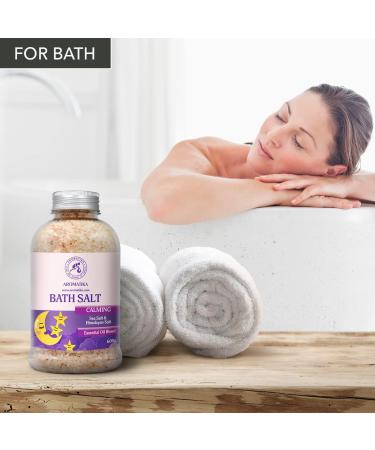 Soothing Swimming Salt 600g with Essential Oils | Sandalwood Lavender & Bergamot | Natural Bath Salt for Sleep & Relaxation | Personal Care - 1 Pack - Buy Online on GoSupps.com