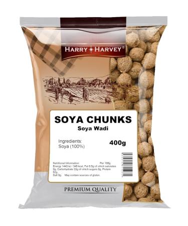 Harry Harvey Soya Chunks 400g - Soya Wadi Vegetarian Meat Alternative