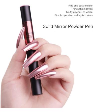 Warm Girl Chrome Pen Nail Art Set 6-Piece Mirror Nail Design Accessories for Gel & Acrylic Nail Art - Buy Online on GoSupps.com