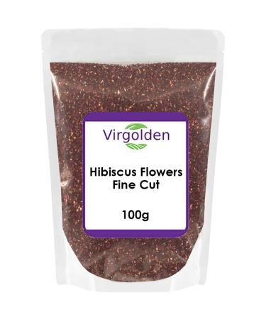 Hibiscus Flowers Fine Cut Loose Tea 100g by Virgolden