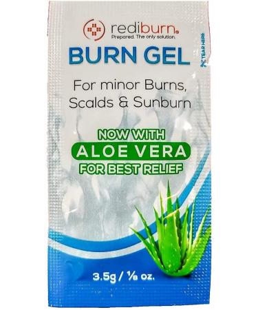 Rediburn Burn Gel 3.5g Packets with Lidocaine & Aloe Vera - 15/Box Dispenser for Ultimate Relief - Buy Online on GoSupps.com