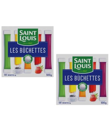 B chettes de sucre Saint Louis 4g x 125 - coffret de 500g - Lot De 2 - Vendu Par Lot - Offre Sp ciale