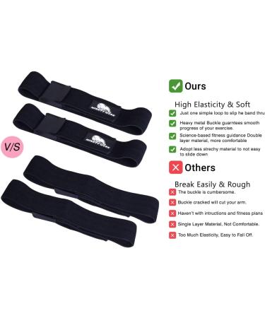 Buy BFR Occlusion Band for Women - 8-Week Guide for Leg & Glute Building | Best Fabric Resistance Loop for Toning & Lifting - International Shipping Available - Buy Online on GoSupps.com