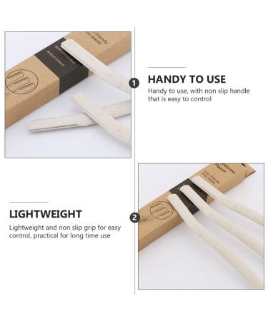 Beaupretty Eyebrow Scrapers - 6 Pack Stainless Steel Eyebrow Razors & Makeup Tools for Precise Trimming | International Shipping - Buy Online on GoSupps.com