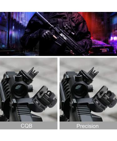 Feyachi 45 Degree Front and Rear Backup Iron Sights - Picatinny Rail Mounted - Buy Online on GoSupps.com