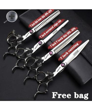 Professional 6-Inch Japanese Hair Styling Scissors with Chinese Dragon Design | Hairdresser Tools - International Shipping - Buy Online on GoSupps.com