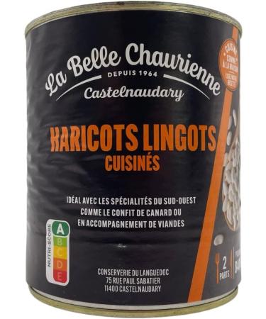 La Belle Chaurienne Lingot Beans in Goose Fat 840g x 2 - Buy Online on GoSupps.com
