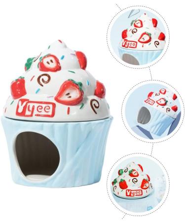 POPETPOP Hamster Hideout Hamster Nest Bathtub Accessories Animal Cage Cartoon Hamster Small Hamster House Summer Pet Supplies - Buy Online on GoSupps.com