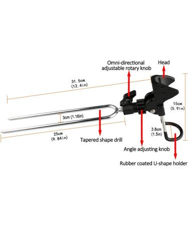 Coolnice Rod Holders for Bank Fishing - 2 Pack: Secure Your Rods Easily - Buy Online on GoSupps.com