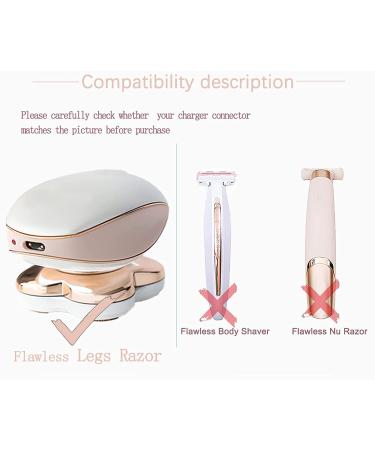 Flawless Legs Hair Remover Charger Cord Replacement - Compatible with Finishing Touch Flawless Legs Shaver - Spare Power Cord for Flawless Trimmer - Buy Online on GoSupps.com