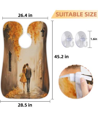 Vintage Landscape Beard Bib Apron - Ultimate Beard Hair Catcher for Men | Perfect Father's Day & Christmas Gift for Dad & Husband - Buy Online on GoSupps.com