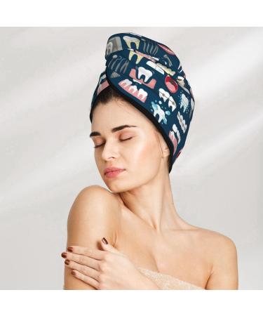 Premium Hair Towel Wrap - Quick Drying Turban for Effortless Hair Care | Ideal for All Hair Types - Buy Online on GoSupps.com