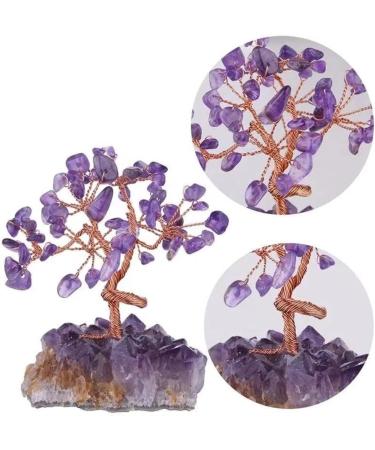 Natural Crystals and Stones Natural Gem Stones Raw Amethyst Cluster Hand Made Lucky Crystal Tree for Decoration for Decoration kaixun (Color : Light Grey Size : 1PC) 1PC Light Grey - Buy Online on GoSupps.com