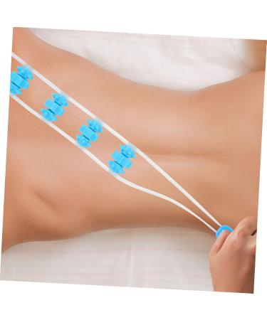 Combined Ball Pull Back Roller - Muscle Trigger Massage Stick & Silica Gel Tool for Back Pain Relief | Stretching & Recovery 115x5.6cm - Buy Online on GoSupps.com