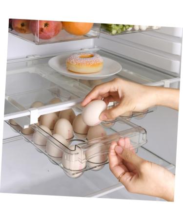 Shelf Pull Fridge Out Clear Storage Organizers Dispensers Trays Food Drawer Household re-usable - Buy Online on GoSupps.com