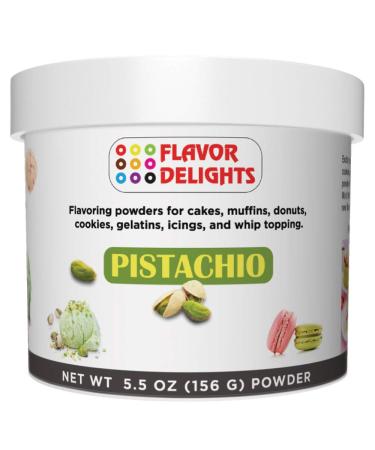 Angel Specialty Products Flavor Delights Flavored Powder Bakery Mix Pistachio Pistachio 5.5 Ounce (Pack of 1)