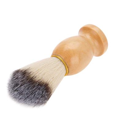 Wooden Shaving Brush Stand for Men - Portable Soft Synthetic Hair Handle | Barber Salon Tool - Buy Online on GoSupps.com