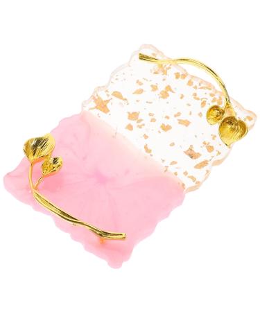 HAPINARY Nail Display Palette with Mirror Surface Multifunctional Mixing Plate for Nail Art Cosmetics Mixing Nail Polish Pigments for Friends Manicures Hold 111x73cm Pink