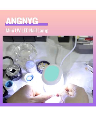 Buy Angnya Mini LED UV Nail Dryer Portable 16W USB Nail Lamp for Gel Nails Perfect for Manicure & Nail Art (Green) - Buy Online on GoSupps.com