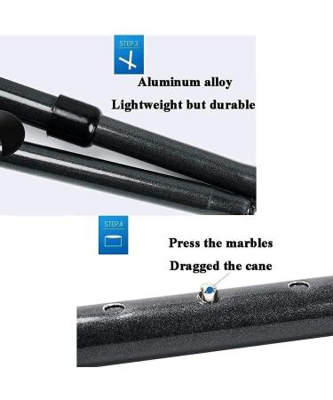Folding Cane Crutches with Ergonomic Handle 5 Folding Canes for Men Bar for The Elderly Or Elderly Black Practical Everything is fine - Buy Online on GoSupps.com
