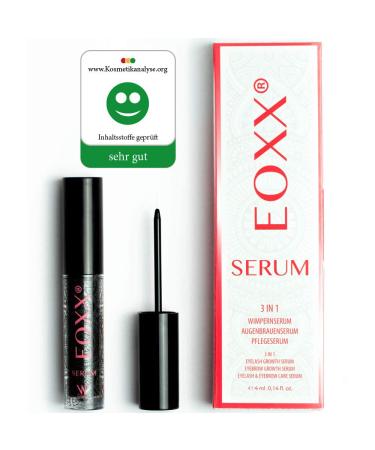 Eoxx Eyelash & Eyebrow Serum - 4ml Lash Booster for Fast Growth | Test Winner for Eyelash Extensions | Made in Germany - Buy Online on GoSupps.com