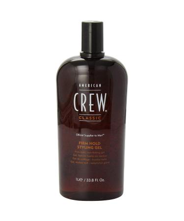 AMERICAN CREW Firm Hold Styling Gel 33.8 Oz with Pump - Natural Finish - 1 Pack - Buy Online on GoSupps.com