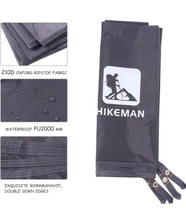 Tent Footprint Camping Tarp Waterproof - Ultralight Ground Mat for Picnic, Hiking - Grey 180x210cm - Buy Online on GoSupps.com