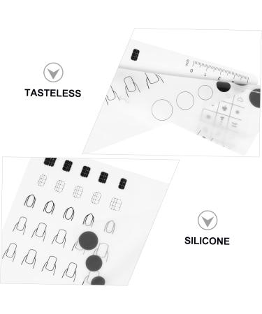 minkissy 1pc Silicone Manicure Pad Silicone Pad White Printing - Buy Online on GoSupps.com
