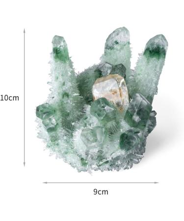 550-600g A++ Natural Crystal Cluster Clear Quartz Crystal Rock Stones and Crystals MineralSpecimen Home Decor - Home Goods 1pc random - Buy Online on GoSupps.com