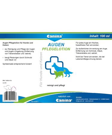 Canina 14000 Eye Care Lotion - 100 ml | Effective Eye Relief | International Shipping Available - Buy Online on GoSupps.com
