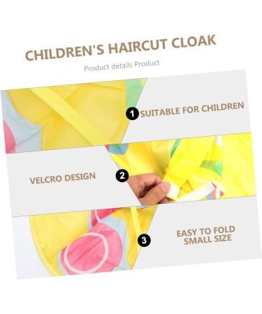 DOITOOL Barber Cloak Umbrella Haircut Cape Newborn Photography Props Womens Wallets Money Pouch Kids Cape Kids Haircutting Cape Haircut Cloak Child Colorful Stone - Buy Online on GoSupps.com